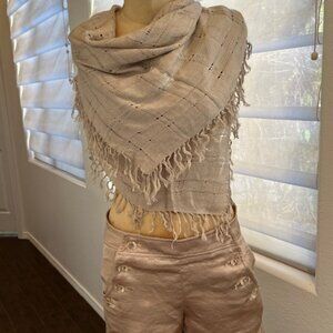 Betsy Johnson Gold Satin Shorts